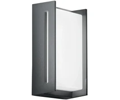 18W LED sieninis fasado šviestuvas COMPACT, antracito sp., 4000K, IP54