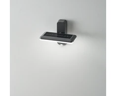 1,8W LED sieninis fasado šviestuvas su saulės baterija ir judesio davikliu ARGO, antracito sp., IP54