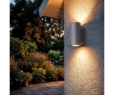 18W LED sieninis fasado šviestuvas NOX, antracito sp., 2700K, IP65, A2092090GR