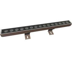 18W LED sieninis fasado šviestuvas, tamsiai rudas, 2700K, IP65, E499