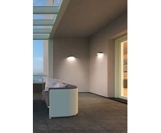 Sieninis šviestuvas 18W LED sieninis lauko šviestuvas PALMA, tamsiai pilkas, 3000K, IP54, 90235