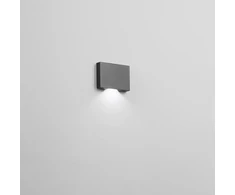 1W LED sieninis fasado šviestuvas STEPLIGHT, juodas, 4000K, IP65
