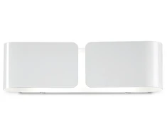 Sieninis šviestuvas Ideal Lux Wall lamp with 2 lights CLIP, E27, sand color