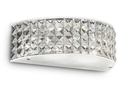 Sieninis šviestuvas Ideal Lux Wall lamp with 2 lights ROMA, G9, chrome