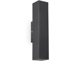 Sieninis šviestuvas Ideal Lux Wall lamp with 2 lights SKY, GU10, juodas
