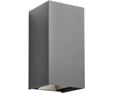 2 x 10W LED sieninis lauko šviestuvas VARY, tamsiai pilkas, 4000K, IP54, 90568