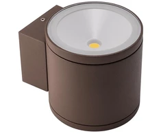 Sieninis šviestuvas 2 x 6W LED sieninis lauko šviestuvas ETA, tamsiai rudas, 4000K, IP54, 9593