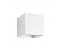 Sieninis šviestuvas 2 x 6W LED sieninis lauko šviestuvas VARY, baltas, 4000K, IP54, 90175