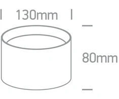 20W LED paviršinis šviestuvas, juodas, 3000/4000/5000K, IP44, 12120D/B/V