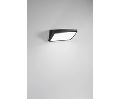 Sieninis šviestuvas 20W LED sieninis fasado šviestuvas RIM, juodas, CCT, IP54