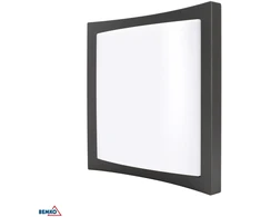 Sieninis šviestuvas Bemko 20W LED sieninis fasado šviestuvas VALANT, grafito sp., 4000K, IP65