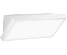 Sieninis šviestuvas 20W LED sieninis fasado šviestuvas RIM, baltas, CCT, IP54