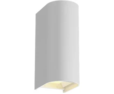 Sieninis šviestuvas 20W LED sieninis fasado šviestuvas AZORES, baltas, 3000/4000/6500K, IP65, 4310000