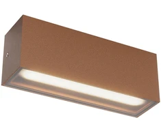 20W LED sieninis lauko šviestuvas LIMAS, rūdžių sp., 2700/3000K, IP65, DALI, 91229-DALI