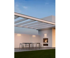 21W LED sieninis lauko šviestuvas AROOS, tamsiai pilkas, 3000K, IP65, šviečia į viršų ir į apačią, 90260