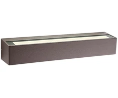 21W LED sieninis lauko šviestuvas AROOS, rūdžių sp., 3000K, IP65, šviečia į viršų ir į apačią, 90261