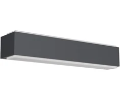 Sieninis šviestuvas 21W LED sieninis lauko šviestuvas DASH, tamsiai pilkas, 4000K, IP65, 90408