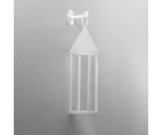 2,2W LED įkraunamas šviestuvas su sieniniu laikikliu OBERON, baltas