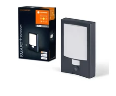 22W LED paviršinis šviestuvas SMART+, tamsiai pilkos sp., 3000K, dimeriuojamas, su judesio/šviesos davikliu ir HD kamera
