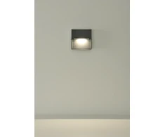 Sieninis šviestuvas 2,2W LED sieninis fasado šviestuvas NASHIRA, antracito sp., 2200/2700/3200/4000K, IP65, A2062071GR