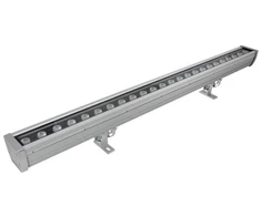 24W LED fasado šviestuvas XFLOW L, anoduoto aliuminio sp., RGB, 10°x60°