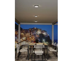 24W LED paviršinis lauko šviestuvas ISOLA, tamsiai pilkas, 3000/4000/6500K, IP54, 90286