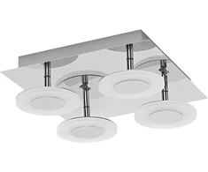 24W LED paviršinis šviestuvas SMART+ MATTER, sidabro sp., 3000/6500K, dimeriuojamas, IP44