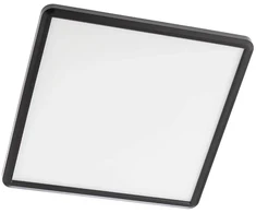 24W LED plafonas MEMO, matinės juodos sp., 3000/4000/6500K, IP54