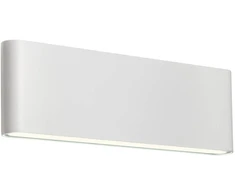 Sieninis šviestuvas 24W LED sieninis lauko šviestuvas POCKET, baltas, 3000K, IP54, 90451
