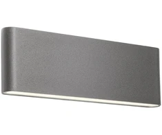 Sieninis šviestuvas 24W LED sieninis lauko šviestuvas POCKET, tamsiai pilkas, 3000K, IP54, 90452
