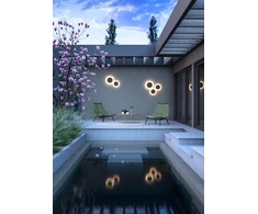 24W LED sieninis lauko šviestuvas TANIT, baltas, 3000K, IP54, 90541