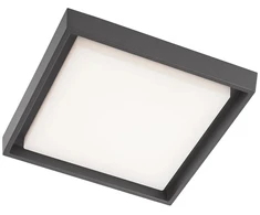 25W LED paviršinis lauko šviestuvas BEZEL, tamsiai pilkas, 3000K, IP54, 9187