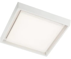 25W LED paviršinis lauko šviestuvas BEZEL, baltas, 3000K, IP54, 9186