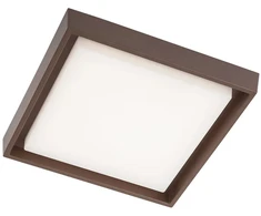 25W LED paviršinis lauko šviestuvas BEZEL, tamsiai rudas, 3000K, IP54, 9188