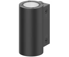 Sieninis šviestuvas 29/22/14,5W LED sieninis fasado šviestuvas URBAN WALL VARIO, juodas, 3000/4000K, 55°, IP65
