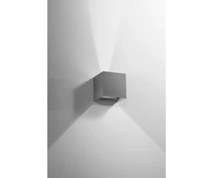 2x10W LED sieninis fasado šviestuvas ALFA, antracito sp., CCT, IP54