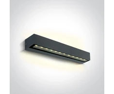 2x10W sieninis lauko šviestuvas, antracito sp., 3000K, IP65, 67526B2/AN/W