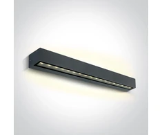 2x13W sieninis lauko šviestuvas, antracito sp., 3000K, IP65, 67526B3/AN/W