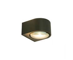 2x5W LED sieninis fasado šviestuvas, grafito sp., 3000K, IP54, E317