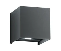 2x5W LED sieninis fasado šviestuvas ALFA, antracito sp., CCT, IP54