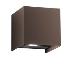 2x5W LED sieninis fasado šviestuvas ALFA, bronzos sp., CCT, IP54
