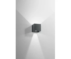 2x5W LED sieninis fasado šviestuvas ALFA, antracito sp., CCT, IP54