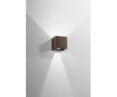 2x5W LED sieninis fasado šviestuvas ALFA, bronzos sp., CCT, IP54
