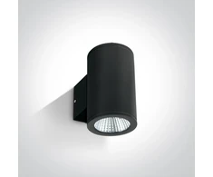 2x6W LED cilindro formos šviestuvas, juodas, 3000K, 67138/B/W