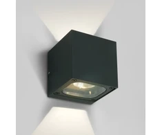 2x6W sieninis lauko šviestuvas, antracito sp., 3000K, IP65, 67524B/AN/W