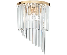 Sieninis šviestuvas Ideal Lux Wall lamp with 3 lights CARLTON, E14, juodas