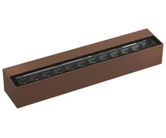 30W LED sieninis lauko šviestuvas AROOS, rūdžių sp., 3000K, IP65, šviečia į viršų ir į apačią, 90940