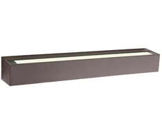 30W LED sieninis lauko šviestuvas AROOS, rūdžių sp., 3000K, IP65, šviečia į viršų ir į apačią, 90264