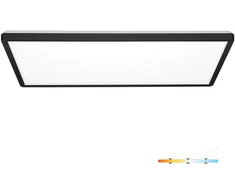 32W LED lubinis šviestuvas NIVERA SQUARE, juodas, 3000/4000/6000K, IP54