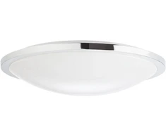35W LED plafonas FIZZ, baltas/chromo sp., 4000K, IP44